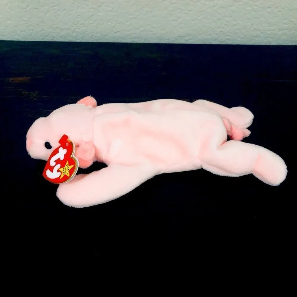TY Beanie Baby Pig Piglet Squeaker Plush Animal